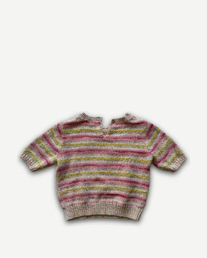 Chanel SS23 Sample Multicolor Heart Knit Sweater
