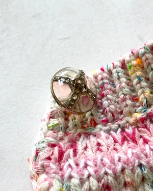 Chanel SS23 Sample Multicolor Heart Knit Sweater
