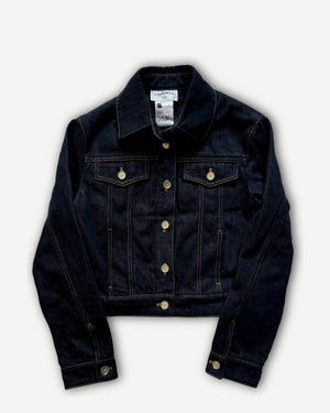 Chanel 2025 Sample Raw Denim Jacket