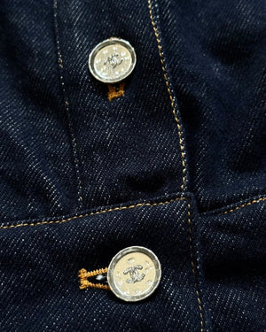 Chanel 2025 Sample Raw Denim Jacket