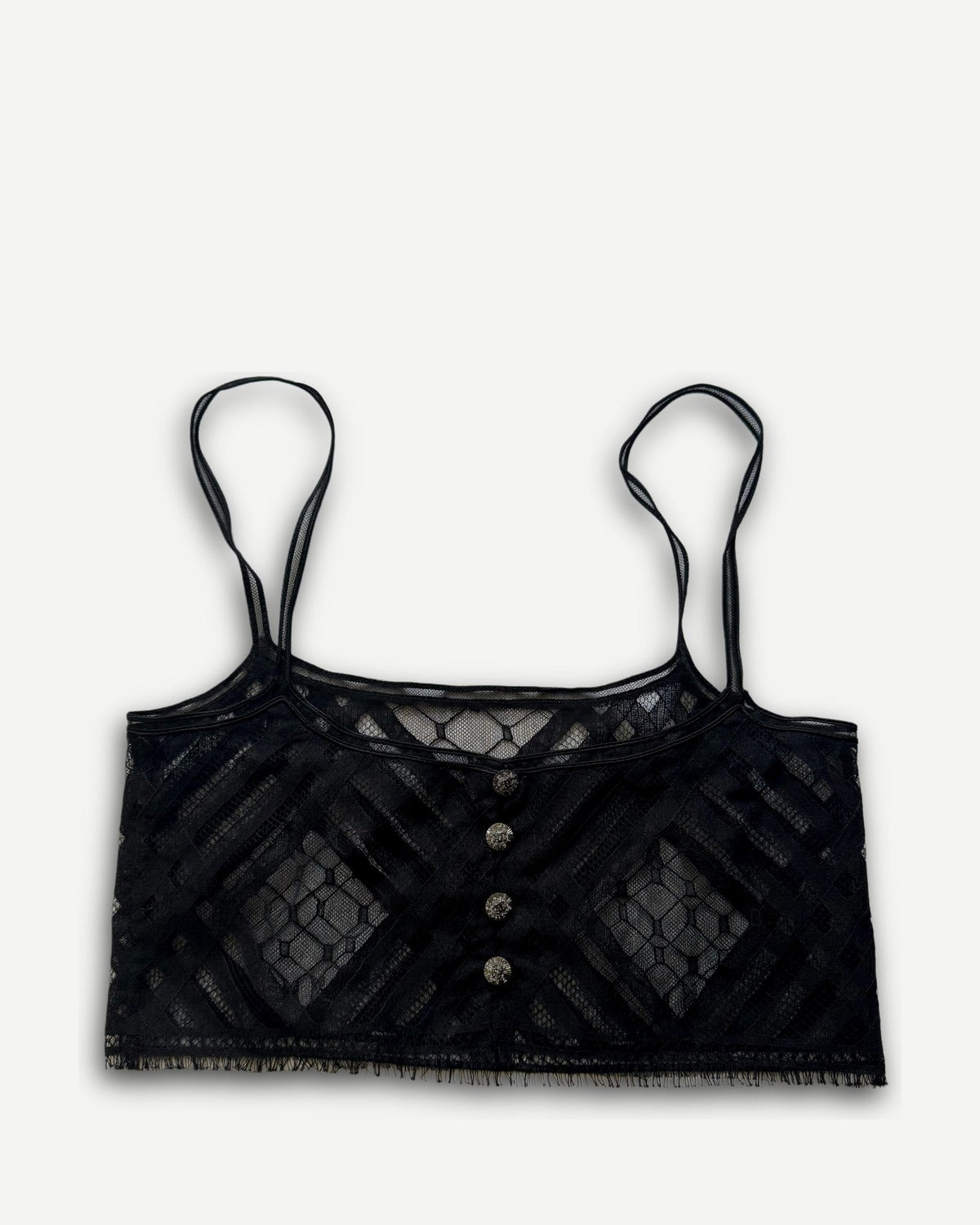 Chanel 2025 Sample Lace Bustier Top