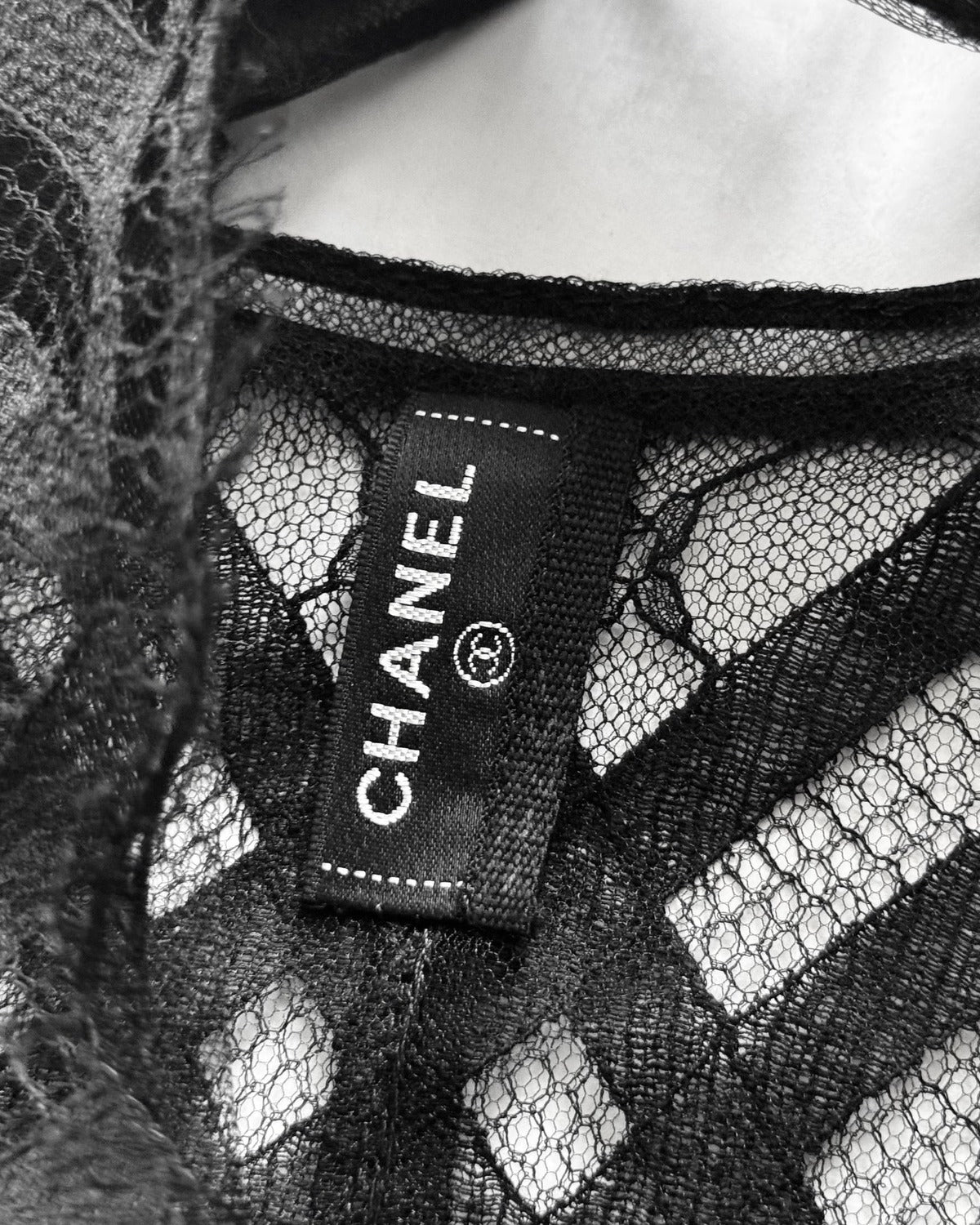 Chanel 2025 Sample Lace Bustier Top