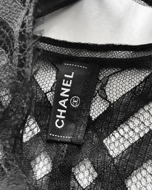 Chanel 2025 Sample Lace Bustier Top