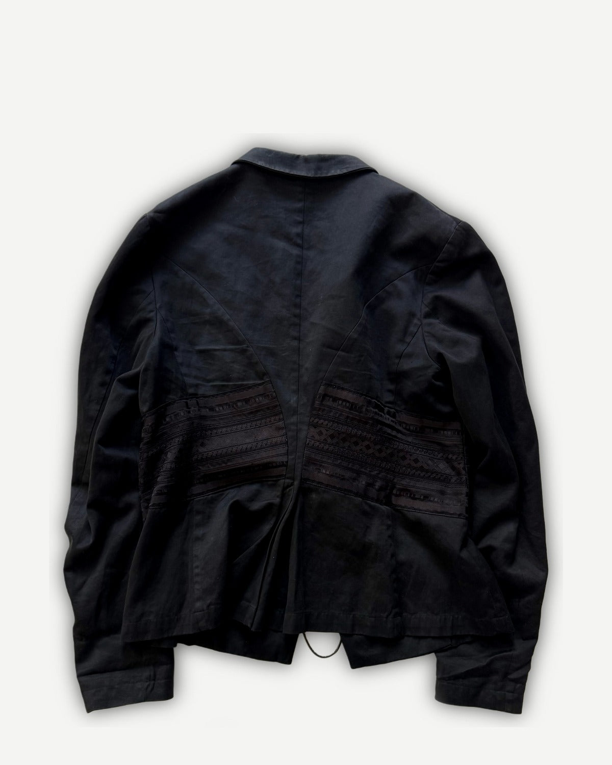 Dries Van Noten 2000s Embroidered Laced Blazer Jacket