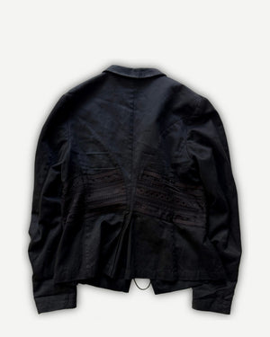 Dries Van Noten 2000s Embroidered Laced Blazer Jacket