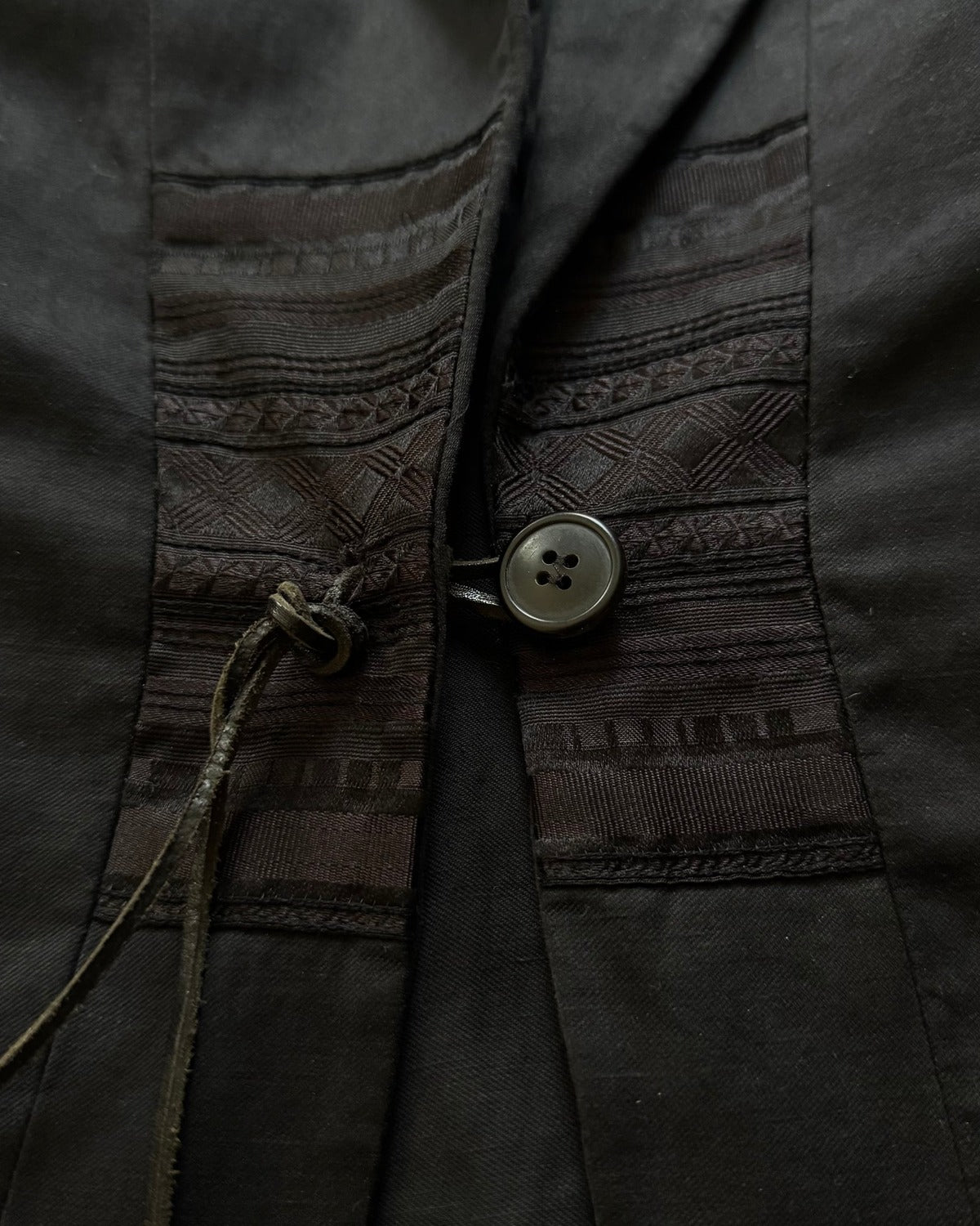 Dries Van Noten 2000s Embroidered Laced Blazer Jacket