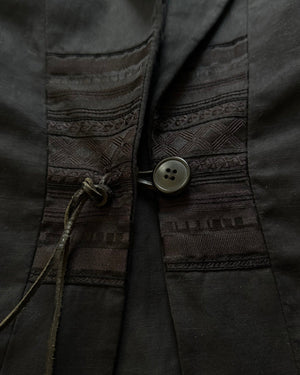 Dries Van Noten 2000s Embroidered Laced Blazer Jacket