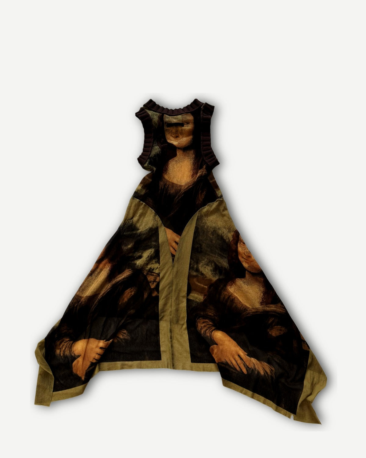 Jean Paul Gaultier SS95 Mona Lisa Mesh Knit Dress