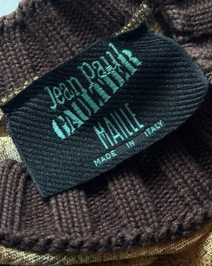 Jean Paul Gaultier SS95 Mona Lisa Mesh Knit Dress