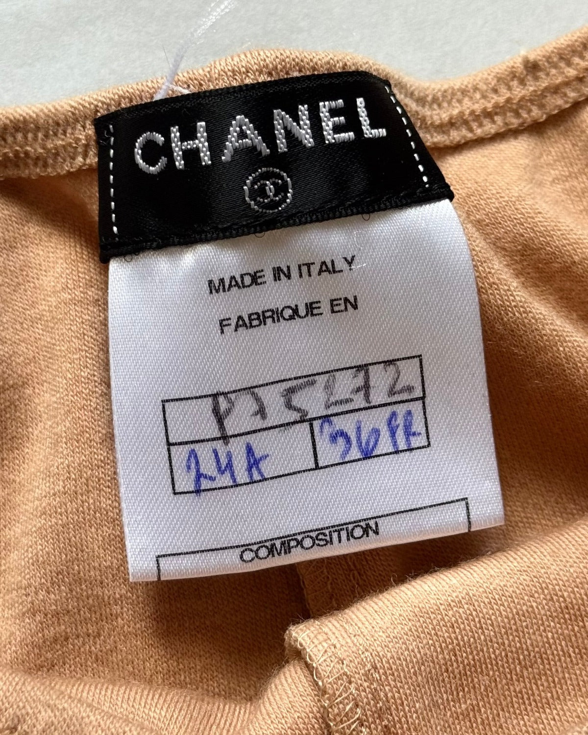 Chanel AW24 Sample CC Buckle Knit Pants