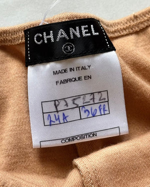 Chanel AW24 Sample CC Buckle Knit Pants