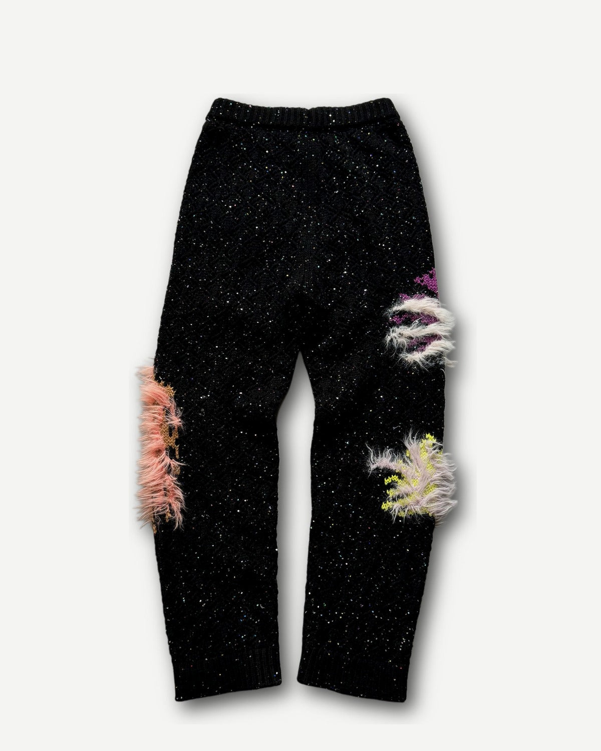 Chanel SS24 Sample Palm Knit Sequined Pants