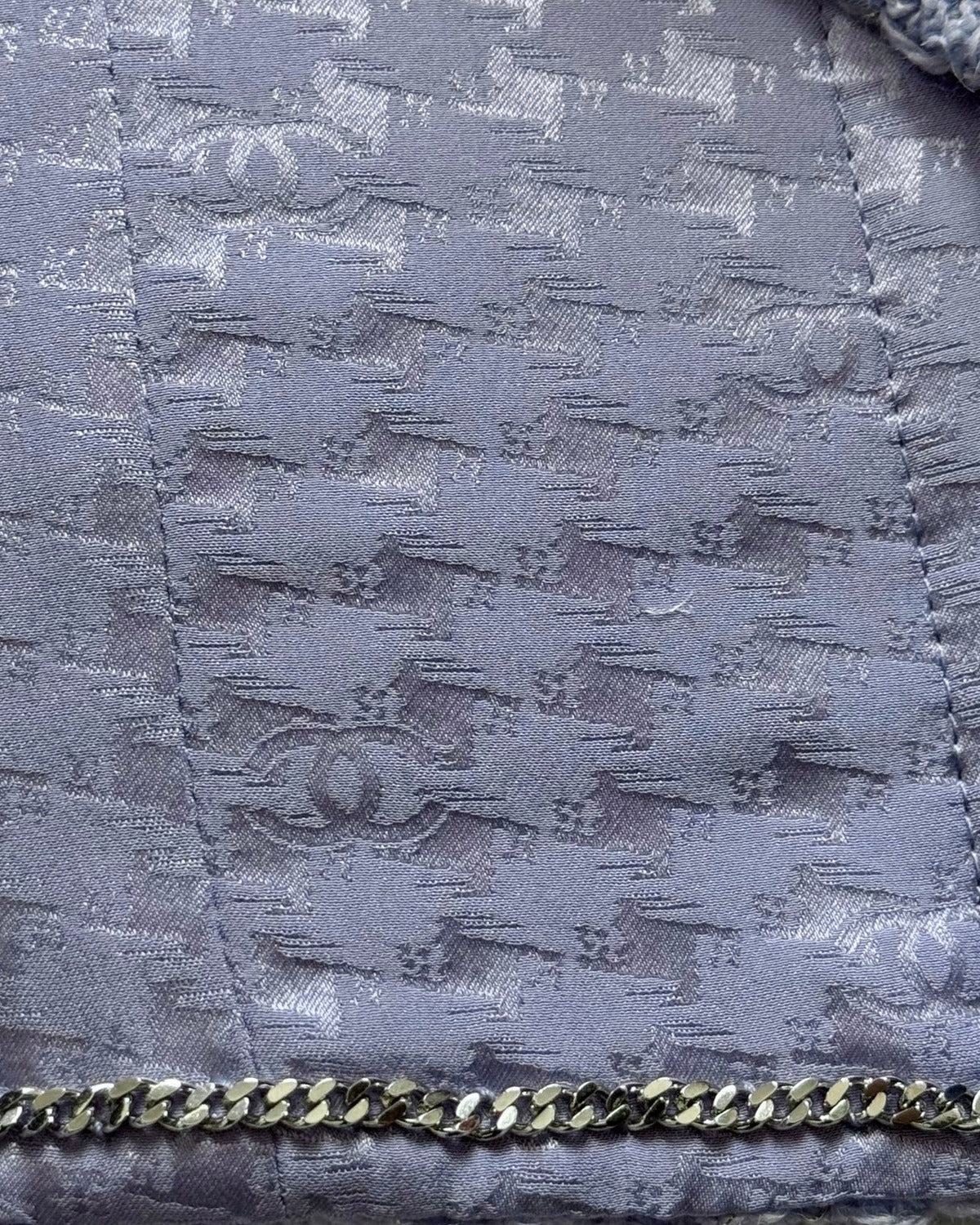 Chanel 2025 Sample Elongated Sleeve Cropped Boucle Jacket