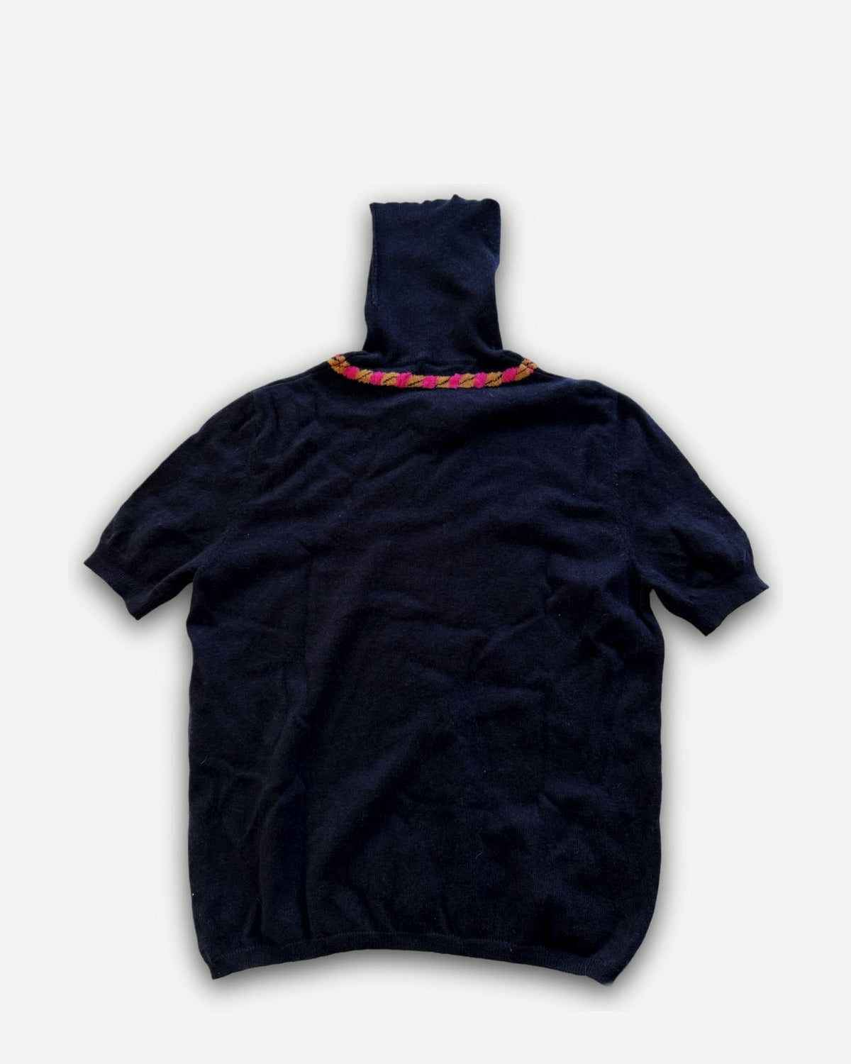 Chanel 2024 Cashmere Chain Knit Turleneck Top Sample