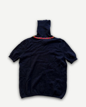 Chanel 2024 Cashmere Chain Knit Turleneck Top Sample