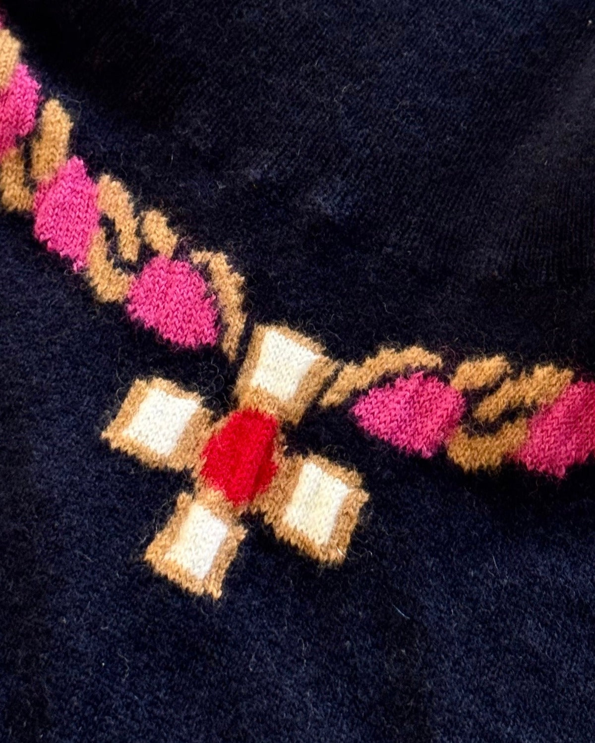 Chanel 2024 Cashmere Chain Knit Turleneck Top Sample