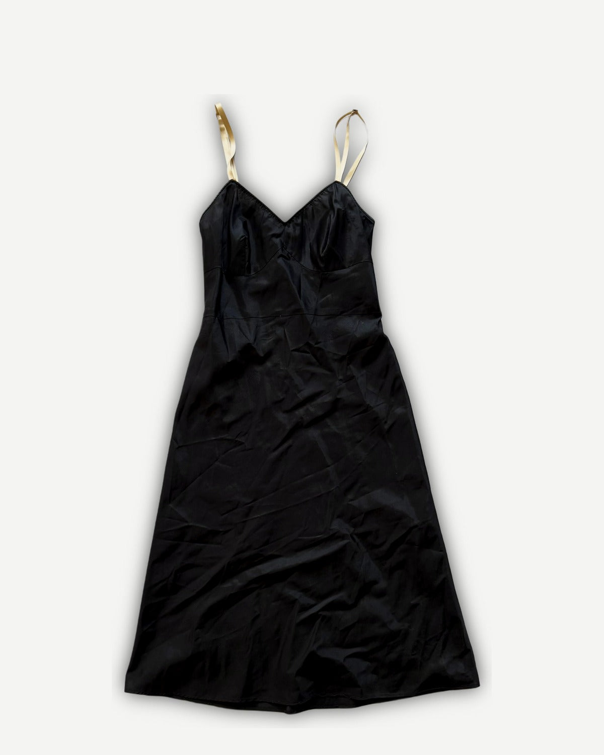 Helmut Lang 90s Contrast Lace Dress