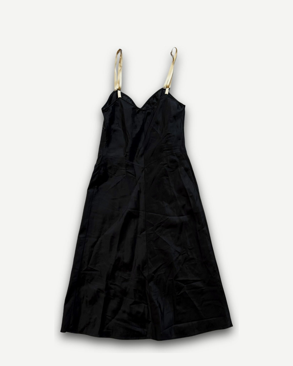 Helmut Lang 90s Contrast Lace Dress