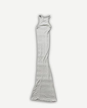 Rick Owens FW14 Ribbed Long Cotton Dress