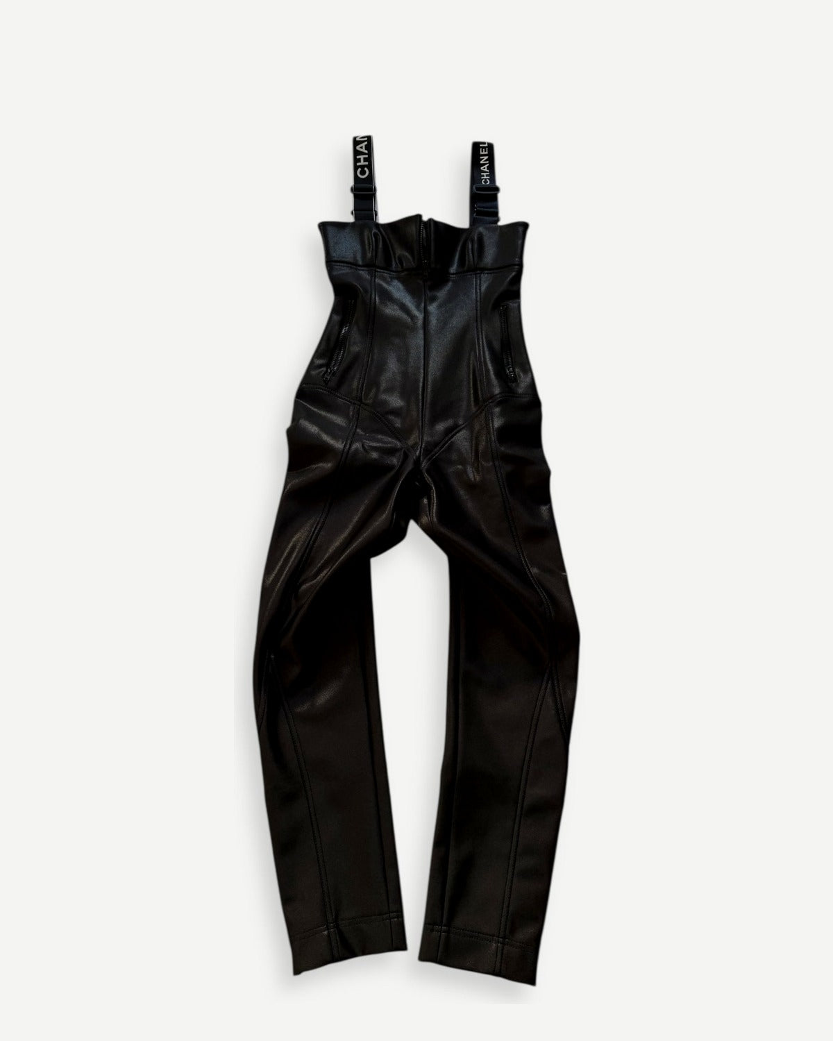 Chanel 2024 Shiny Logo Strap Ski Overall Sample