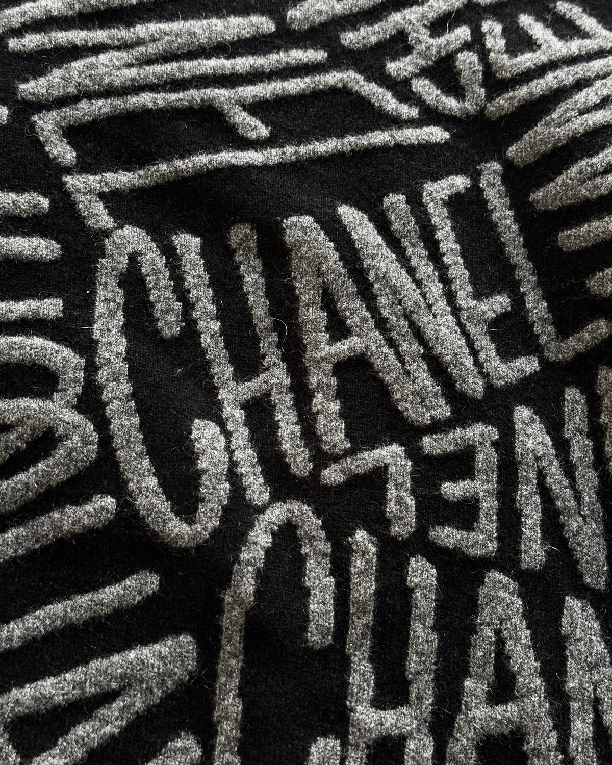 Chanel 2021 Coco Neige Hooded Logo Knit Jacket Sample