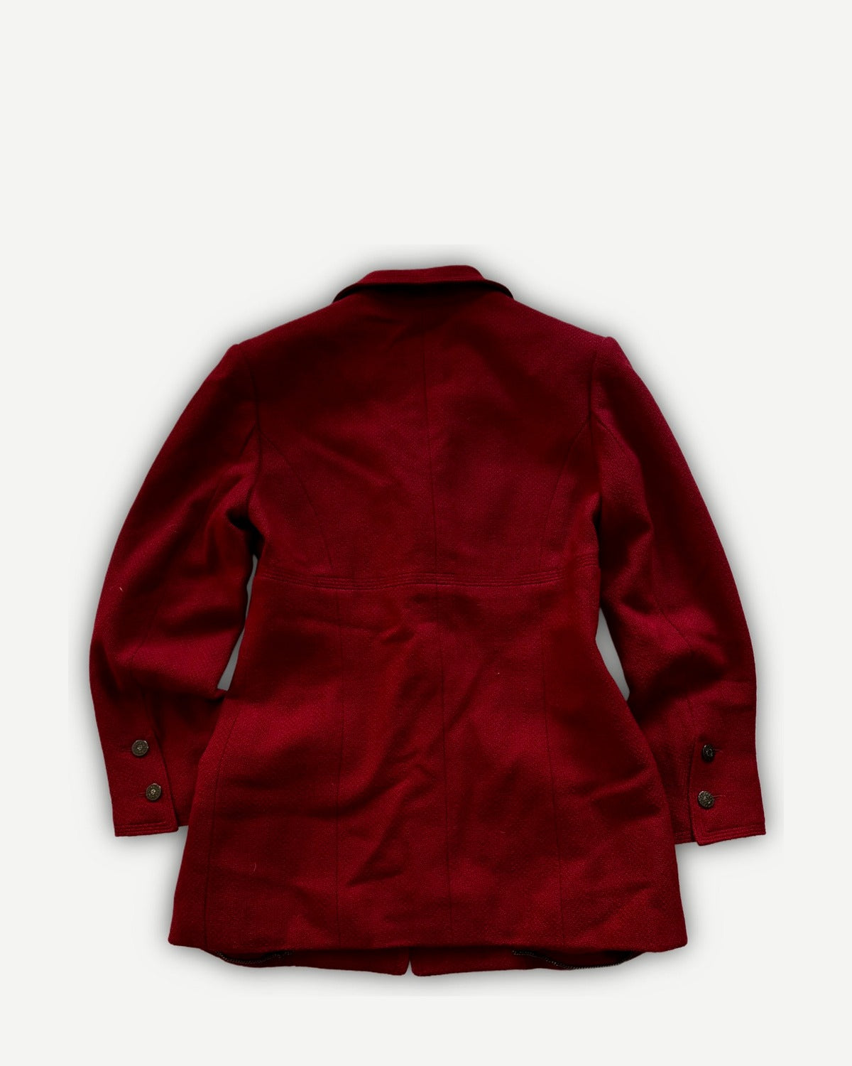 Chanel AW97 by Karl Lagerfeld Blood Red Coat