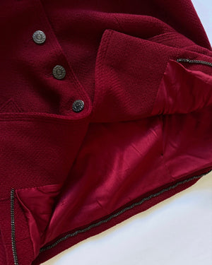 Chanel AW97 by Karl Lagerfeld Blood Red Coat