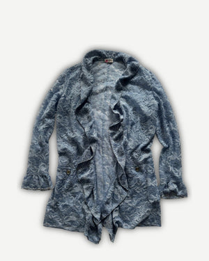 Chanel 2024 Rushed Embellished Floral Lace Cardigan Sample