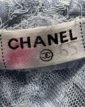 Chanel 2024 Rushed Embellished Floral Lace Cardigan Sample