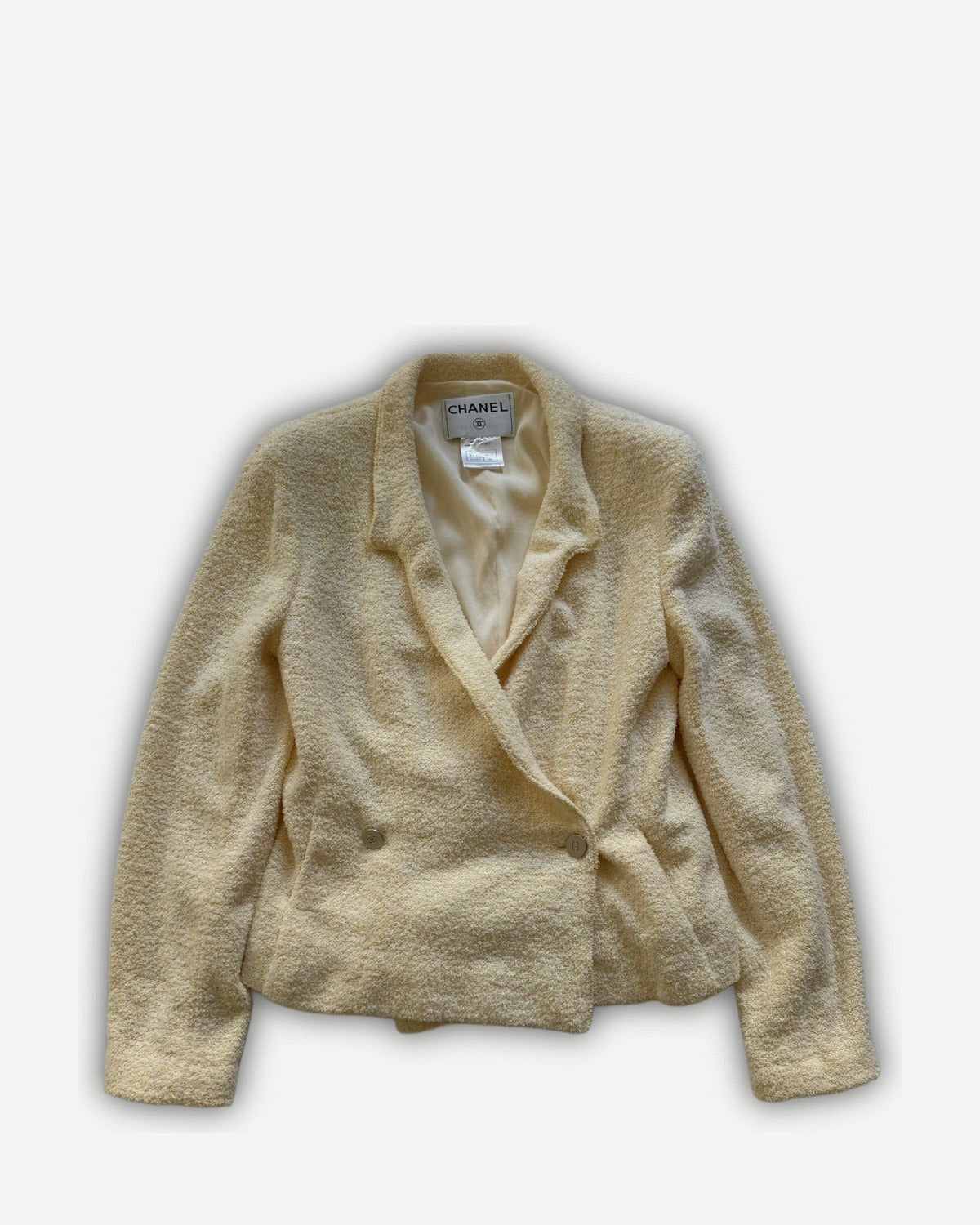 Chanel SS00 by Karl Lagerfeld Terry Cloth Wrap Jacket
