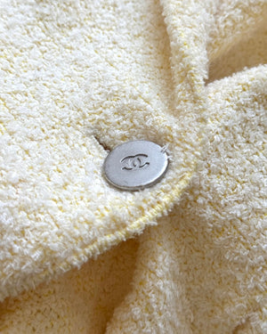 Chanel SS00 by Karl Lagerfeld Terry Cloth Wrap Jacket