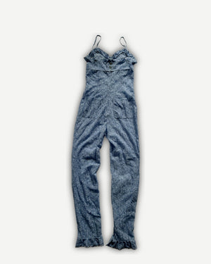 Chanel 2024 Laced Embellished Floral Jumpsuit Sample