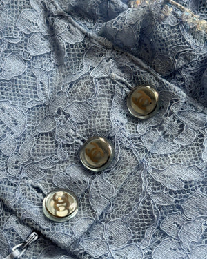 Chanel 2024 Laced Embellished Floral Jumpsuit Sample