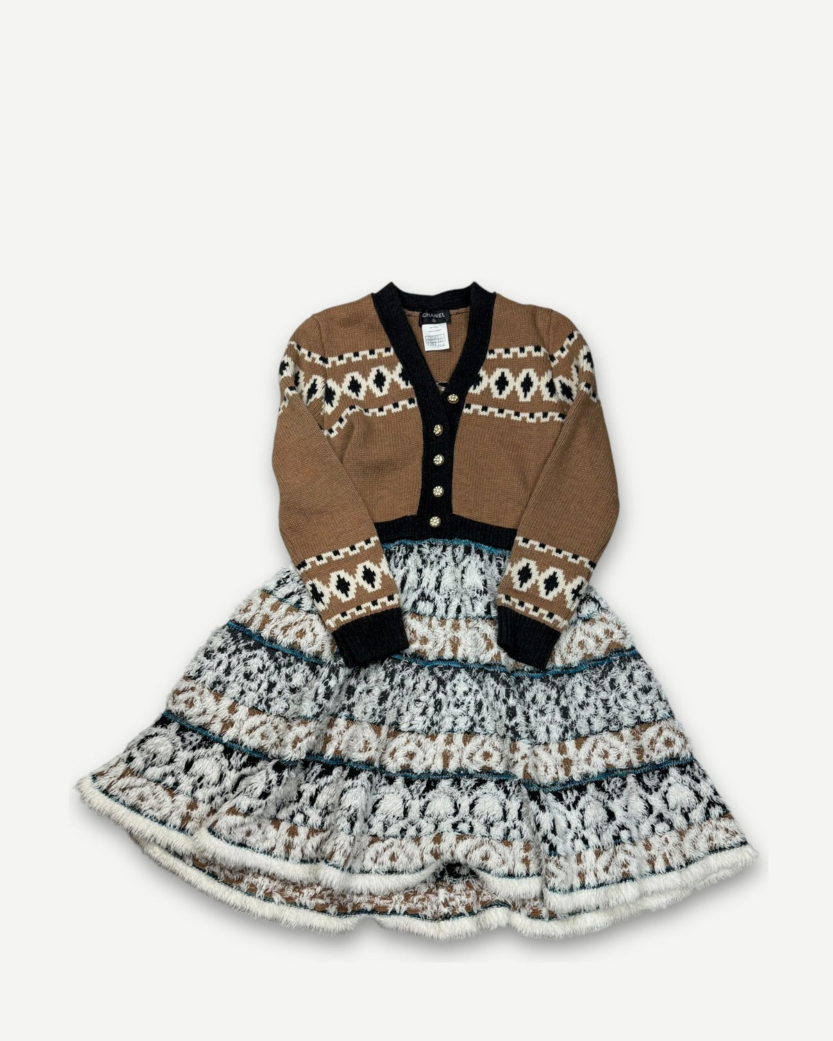 Chanel 2024 Wool Dress Combo Runway Sample