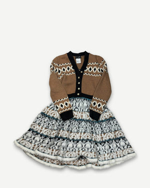 Chanel 2024 Wool Dress Combo Runway Sample
