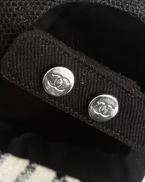 Chanel 2025 Tweed Logo Trucker Cap Sample