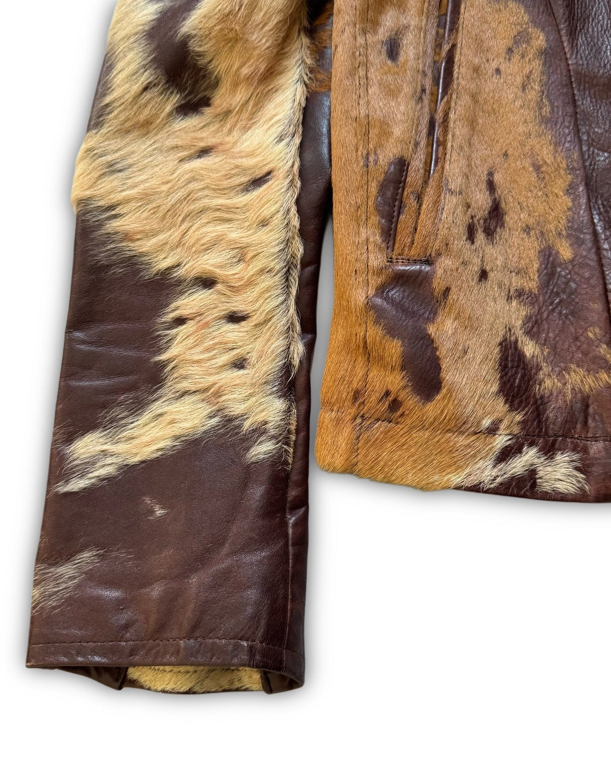 Yohji Yamamoto AW02 Calf Skin Fur Jacket