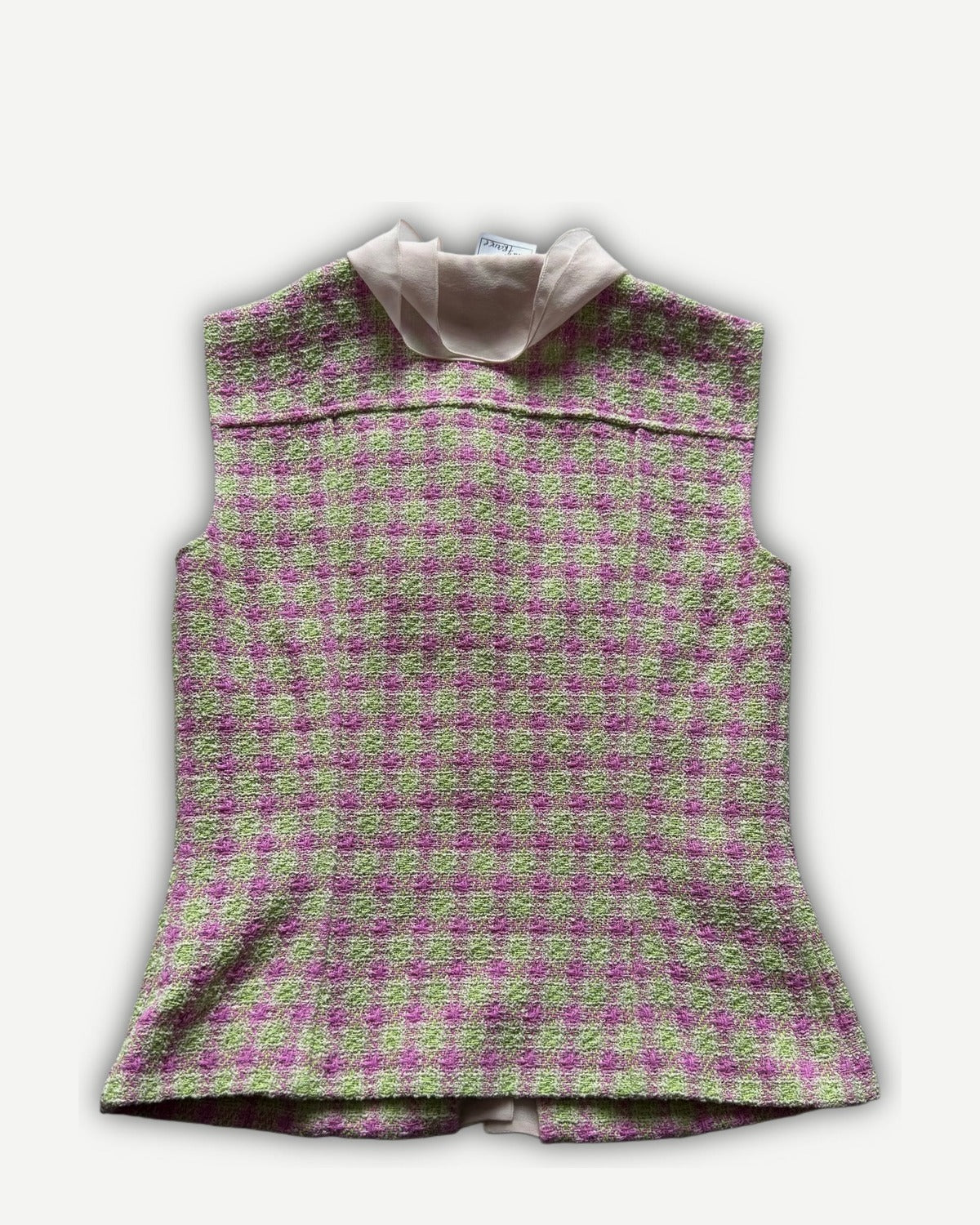 Chanel SS25 Multicolor Buttoned Vest Runway Sample