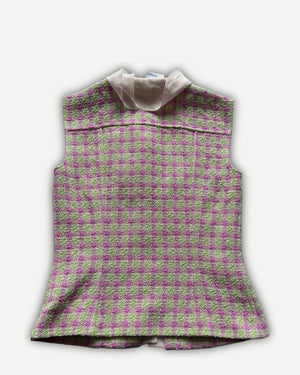 Chanel SS25 Multicolor Buttoned Vest Runway Sample