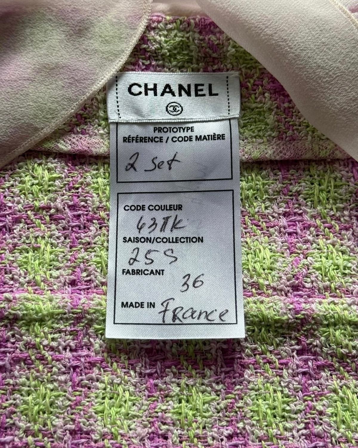Chanel SS25 Multicolor Buttoned Vest Runway Sample
