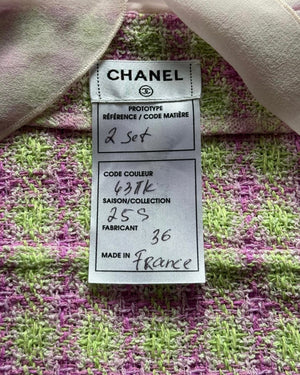 Chanel SS25 Multicolor Buttoned Vest Runway Sample