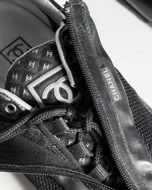 Chanel Sport 2002 by Karl Lagerfeld Scuba Zip Shoes
