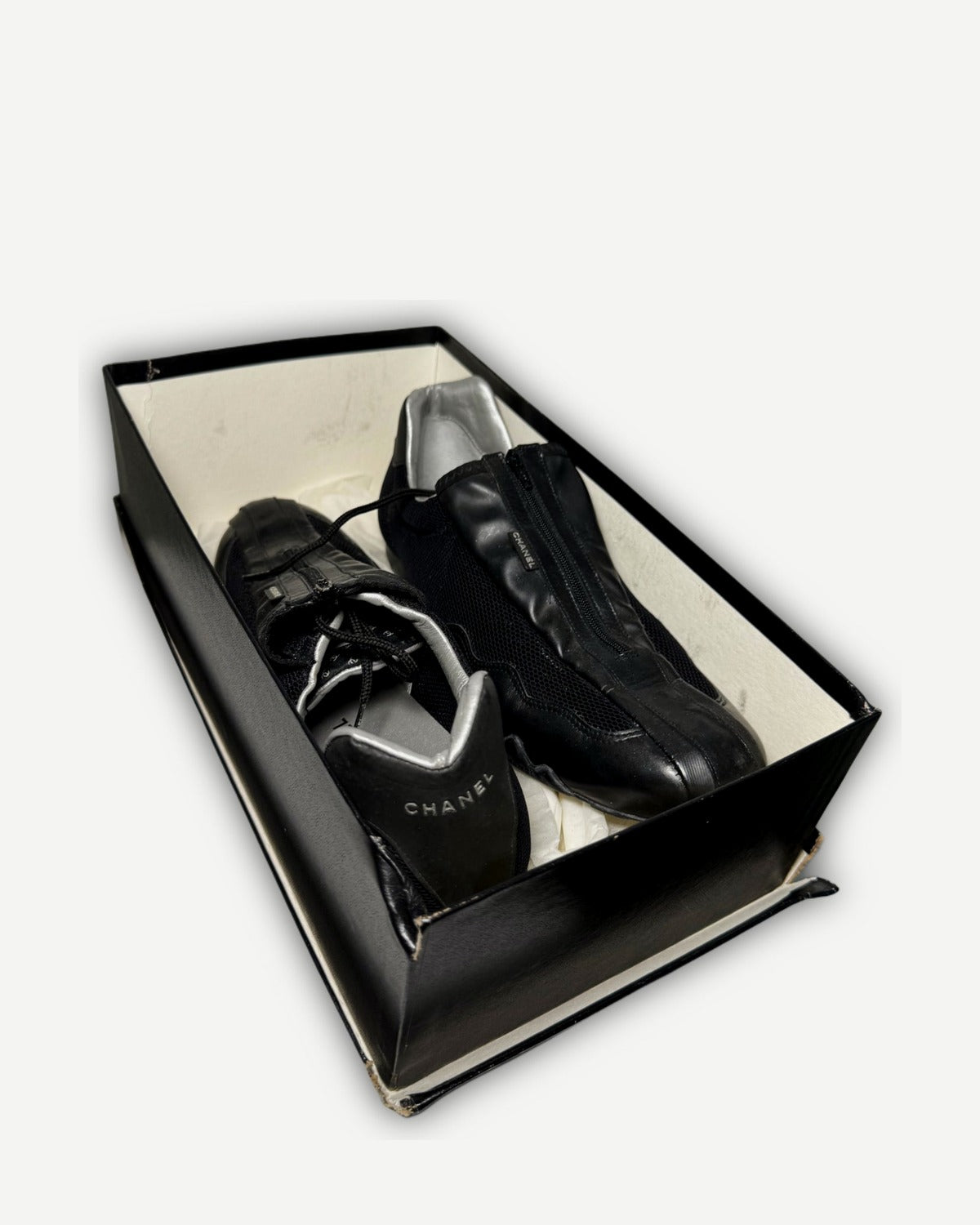 Chanel Sport 2002 by Karl Lagerfeld Scuba Zip Shoes