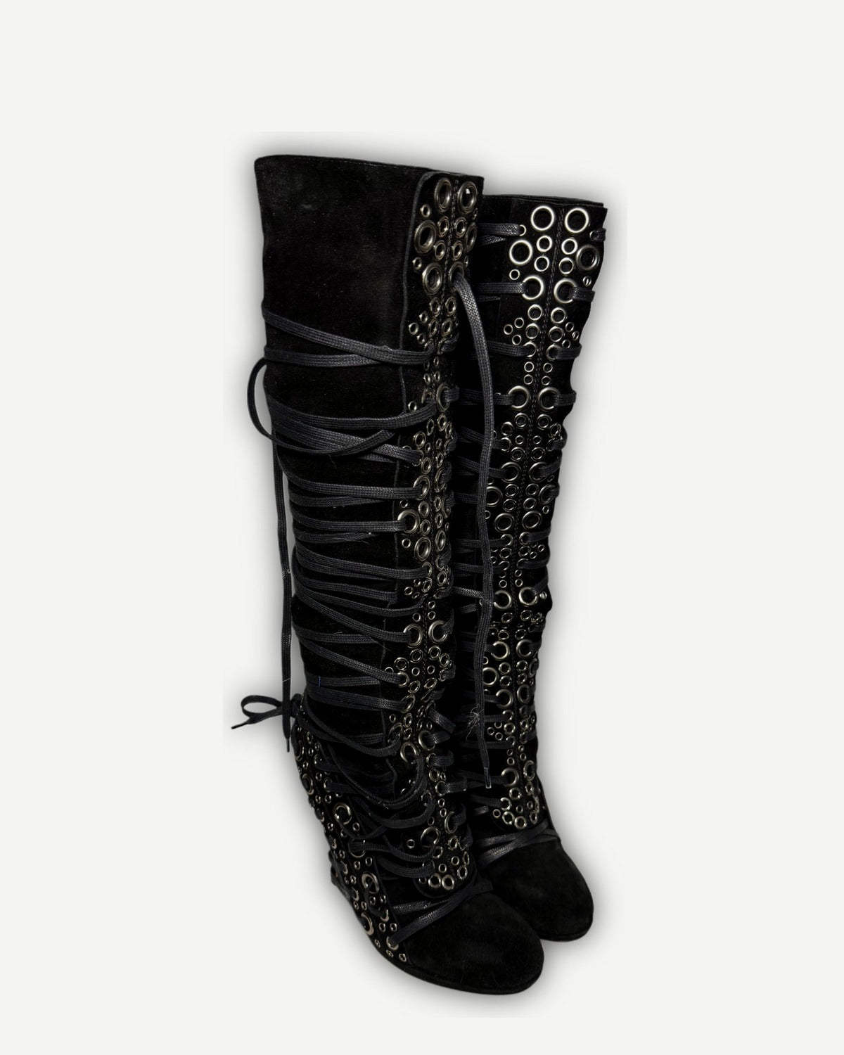 Jean Paul Gaultier 2000s Multi Lace Boots