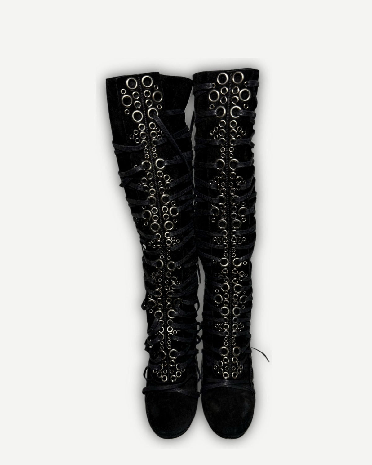 Jean Paul Gaultier 2000s Multi Lace Boots