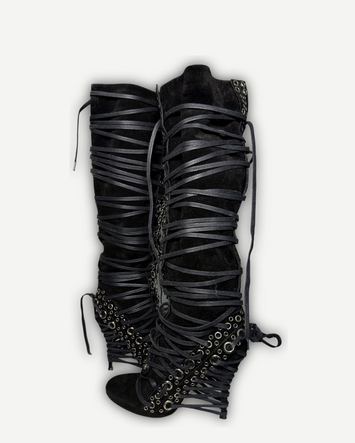 Jean Paul Gaultier 2000s Multi Lace Boots