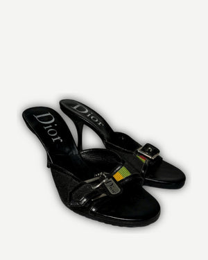Christian Dior 2004 by John Galliano Rasta Dogtag Heels