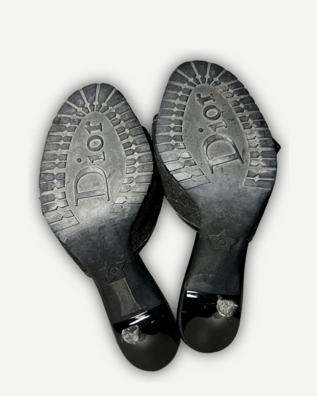 Christian Dior 2004 by John Galliano Rasta Dogtag Heels