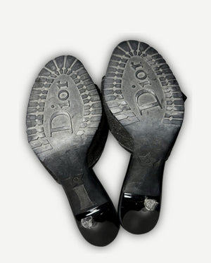 Christian Dior 2004 by John Galliano Rasta Dogtag Heels