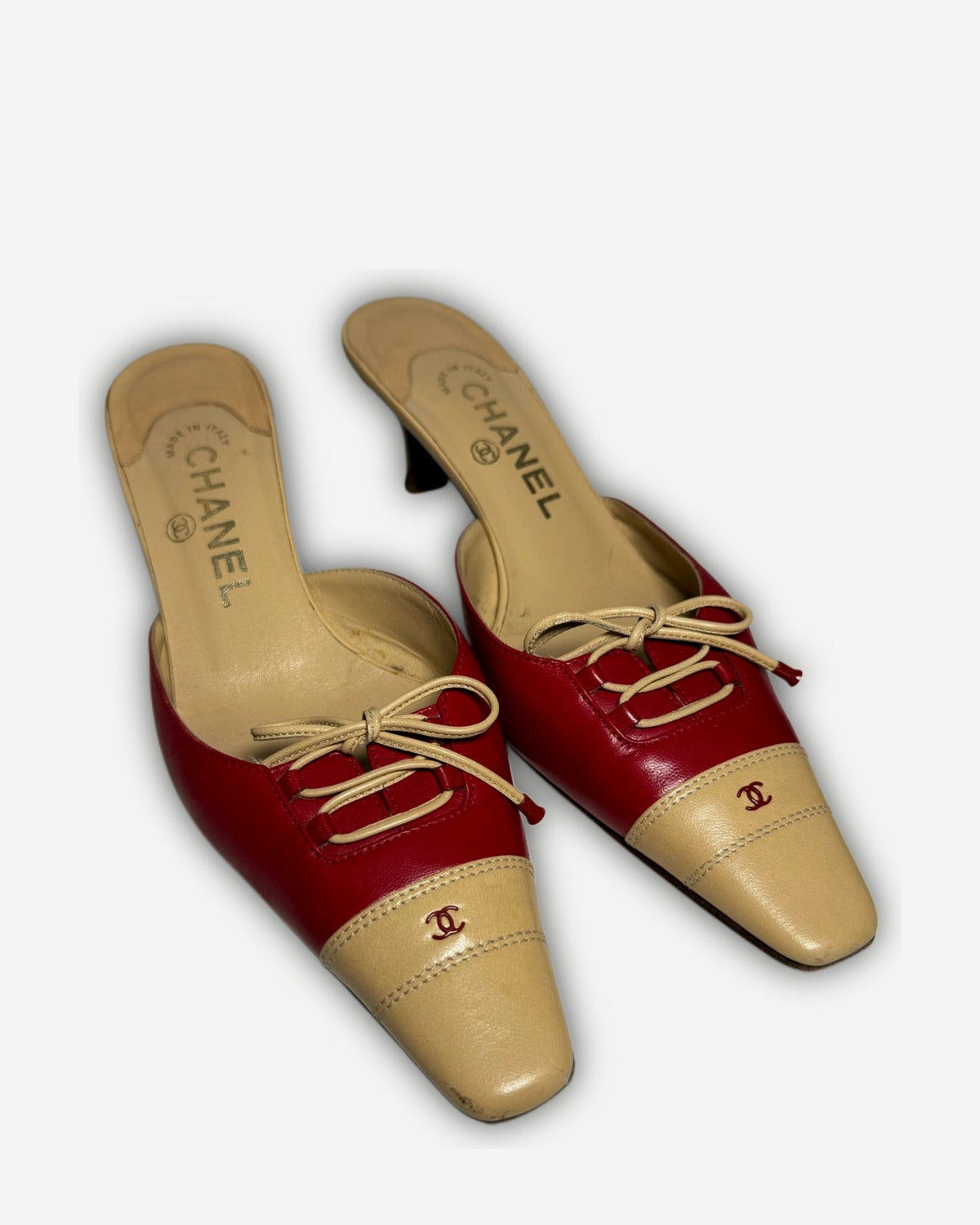 Chanel 2000s by Karl Lagerfeld Laced Mules